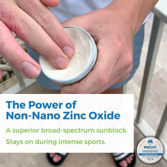 Natural Sunscreen Face Zinc Oxide Sunscreen White for Travel