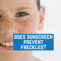 does sunscreen prevent freckles?