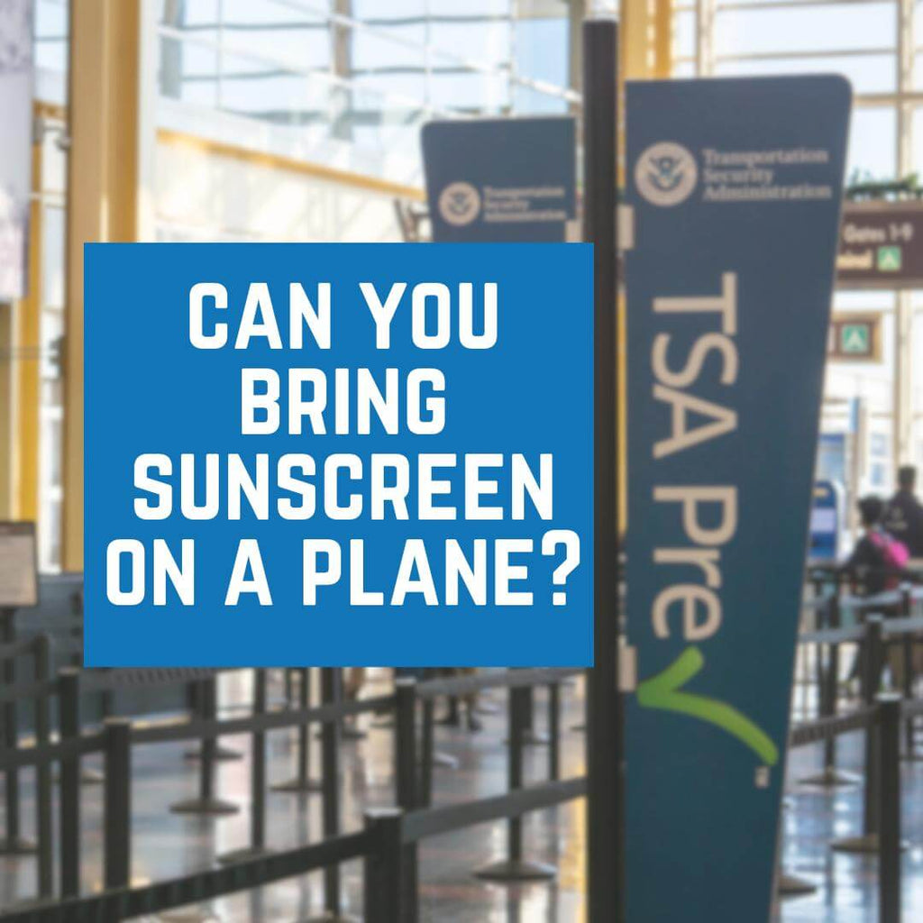 Can you bring sunscreen on a plane?