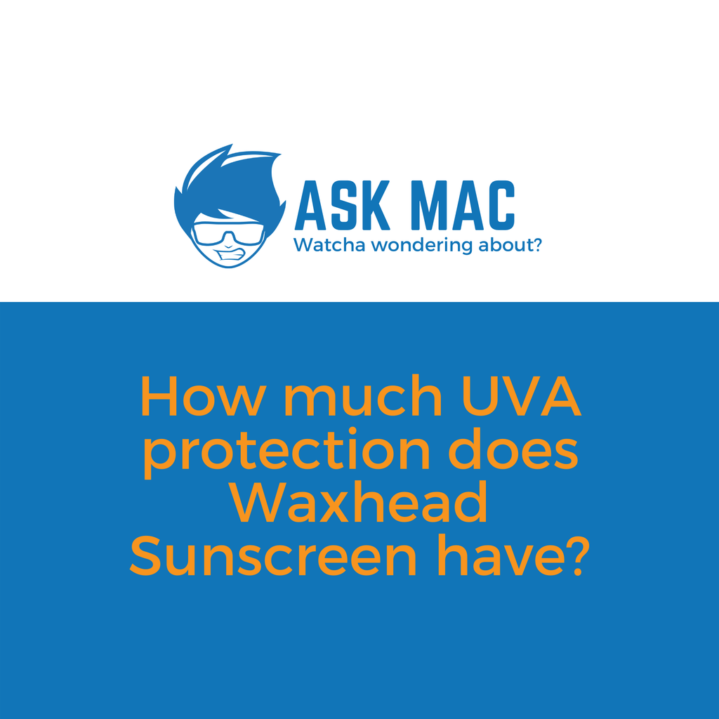 How much UVA protection does Waxhead Sunscreen have?