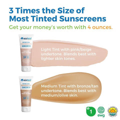 Mineral Tinted Sunscreen for Face, Iron Oxide Sunscreen Zinc