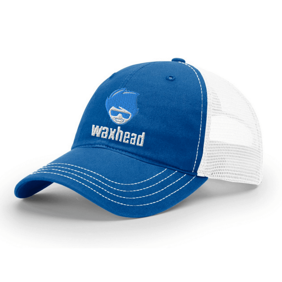 Waxhead Royal and White Trucker Hat