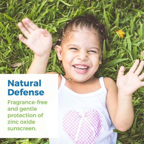 Happy child enjoying outdoor play with Bulk Sunscreen Gallon for safe sun protection.