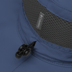 wide brim sun hat fabric and embroidered Waxhead logo on Columbia Booney Hat