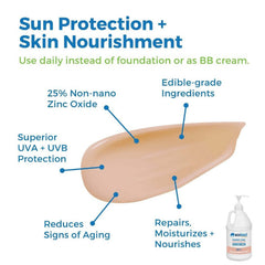 Tinted Gallon Sunscreen with Iron Oxide Gallon Sunscreen Bulk zinc oxide