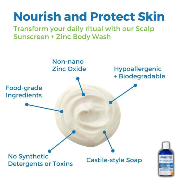 Biodegradable Soap Scalp Sun Defense Body Wash