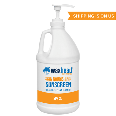 Bulk Sunscreen Gallon – Skin Nourishing Sunscreen in a convenient pump for preschools and camps, SPF 30, water resistant.