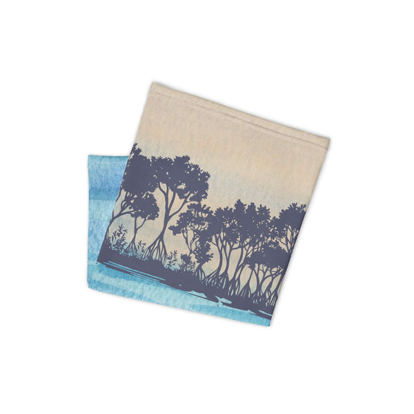 breathable UV neck gaiter for fishing eco-friendly sun protection for fly fishing  sun mask