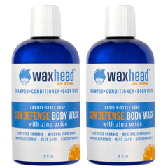 Zinc Body Wash Shampoo Biodegradable Soap Scalp Sun Defense Body Wash