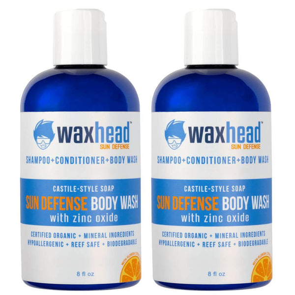 Zinc Body Wash Shampoo Biodegradable Soap Scalp Sun Defense Body Wash