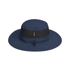 Wide Brim Sun Hat | Breathable Navy Booney Hat Navy sun hat for hiking and fishing with full neck and face coverage