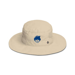 Tan wide brim hat ideal for gardening, boating, or hot summer adventures Top-down view of tan breathable sun hat with moisture-wicking mesh vents