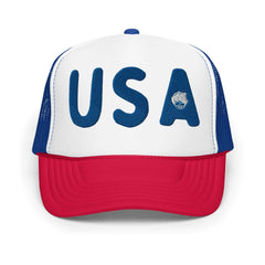 Fourth of July Hat 4th of July Hats 4th of July Outfit USA Flag Hat Patriotic Clothing 4th of July Hat 4th of July Trucker