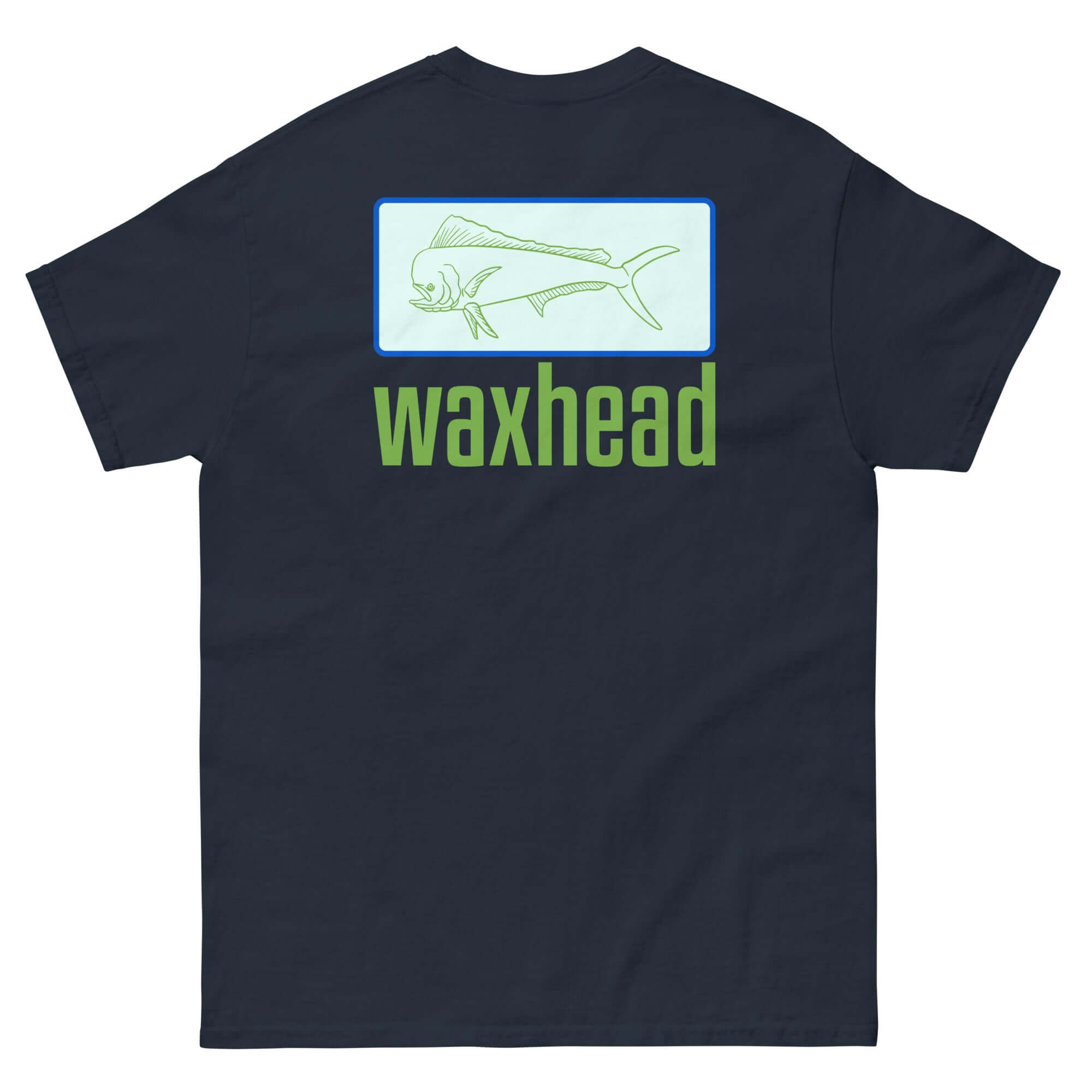 Mahi Mahi Fishing Shirt | Graphic Tees | Waxhead Navy / M