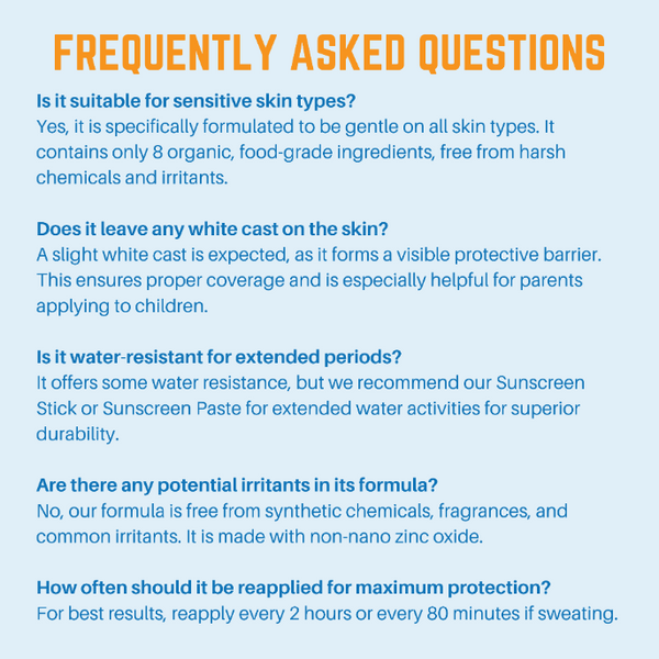 Frequently Asked Questions about Bulk Sunscreen Gallon for preschools and camps protection.