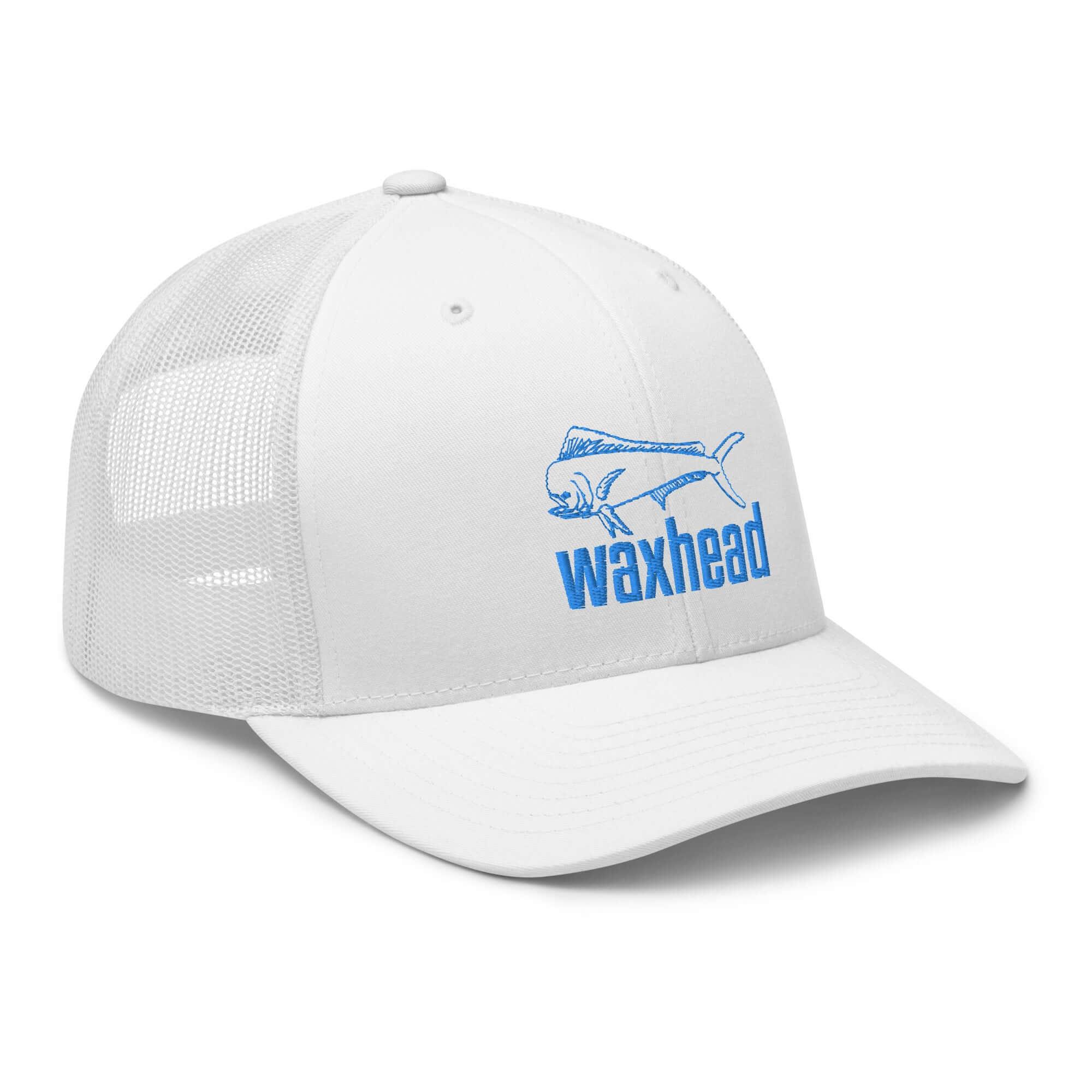 Flying Fisherman Blue and White Mahi Trucker Hat H1766 - The Home