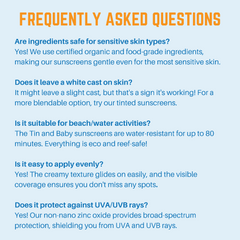 Frequently asked questions about Waxhead Starter Kit sunscreen safety and application tips.