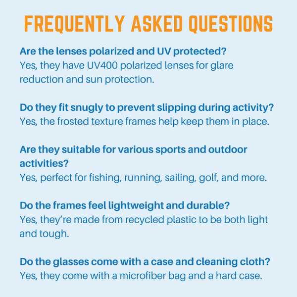 Frequently asked questions about yellow sunglasses polarized features and benefits.