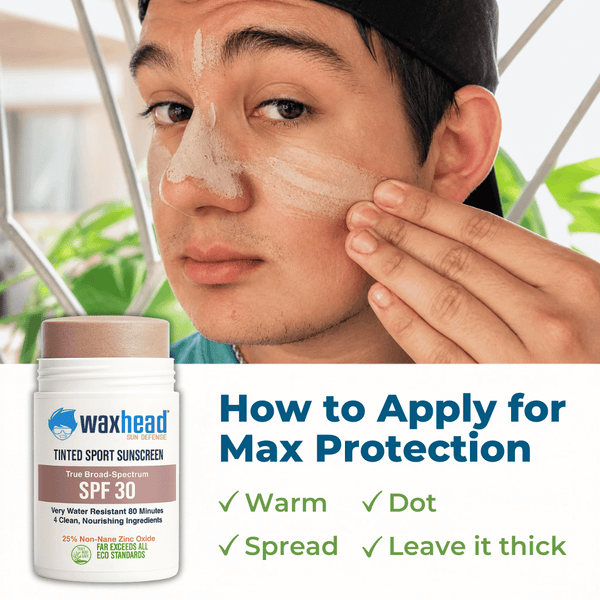 tinted zinc oxide sunscreen stick