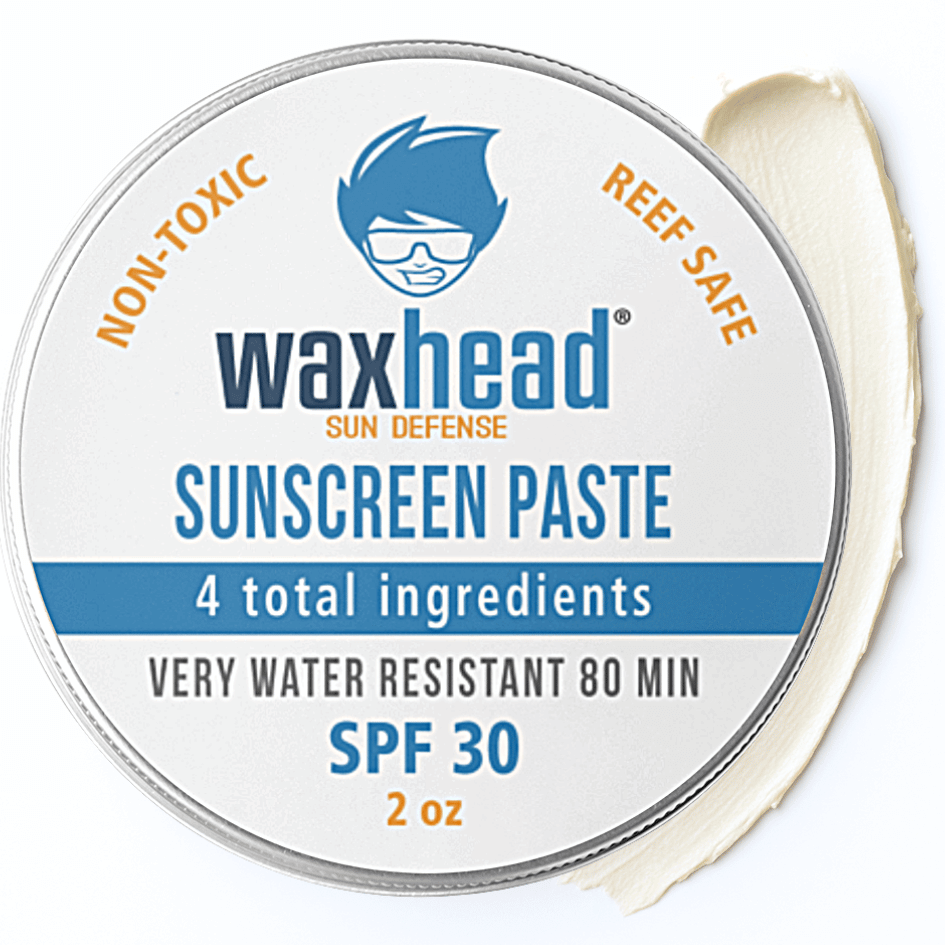 Zinc Oxide Sunscreen Paste in a tin with SPF 30, non-toxic and reef safe formula.
