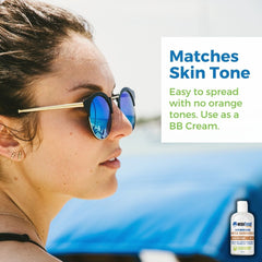 Facial Sunscreen zinc oxide sunscreen for face Tinted