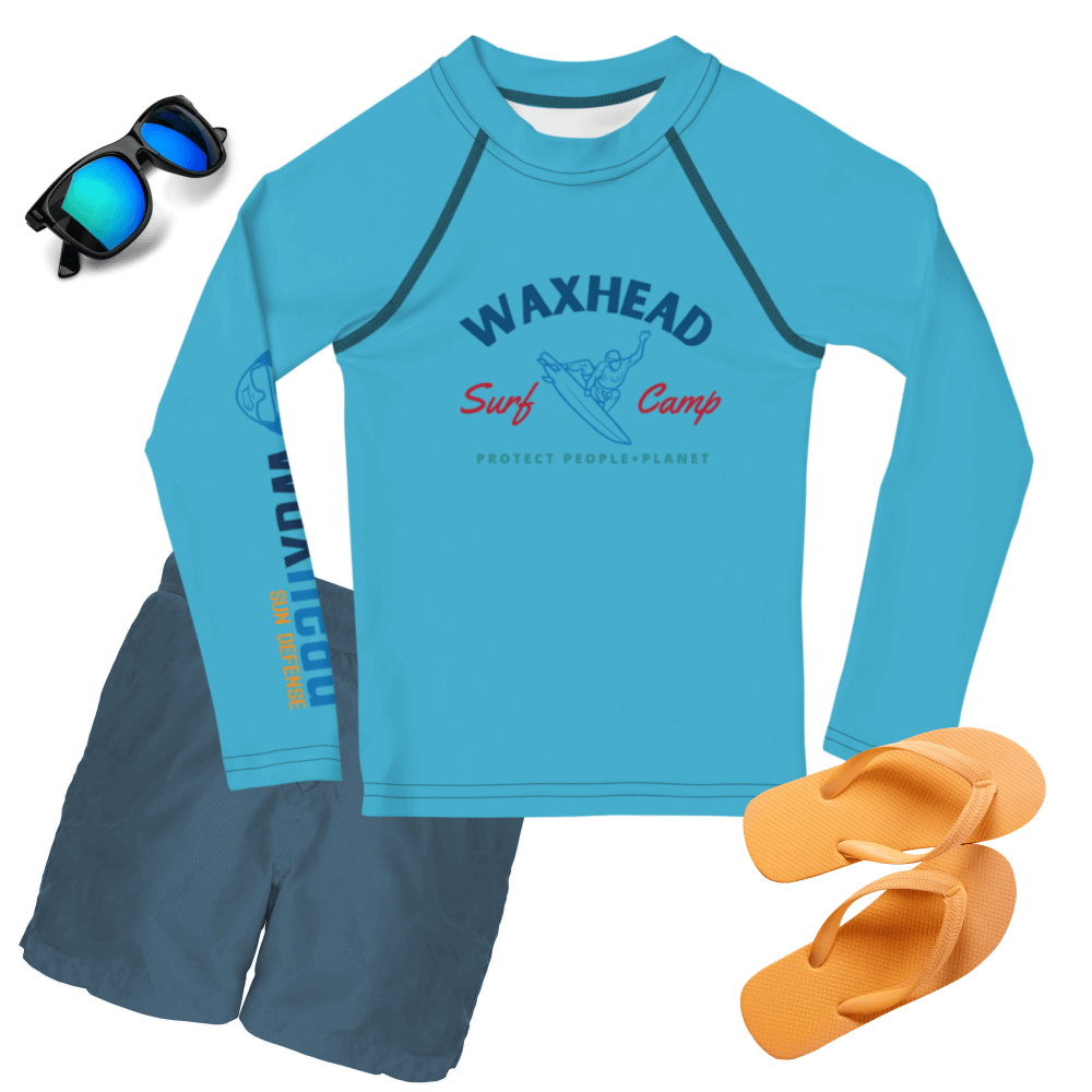 Toddler Rash Guard Long Sleeve Sun Shirt Waxhead