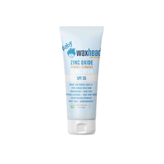 Baby Mineral Sunscreen Zinc Oxide in tube packaging with SPF 35 for sensitive skin protection.