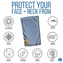 Sun Mask Neck Protector from the Sun UV Face Shield Recycled Fabric