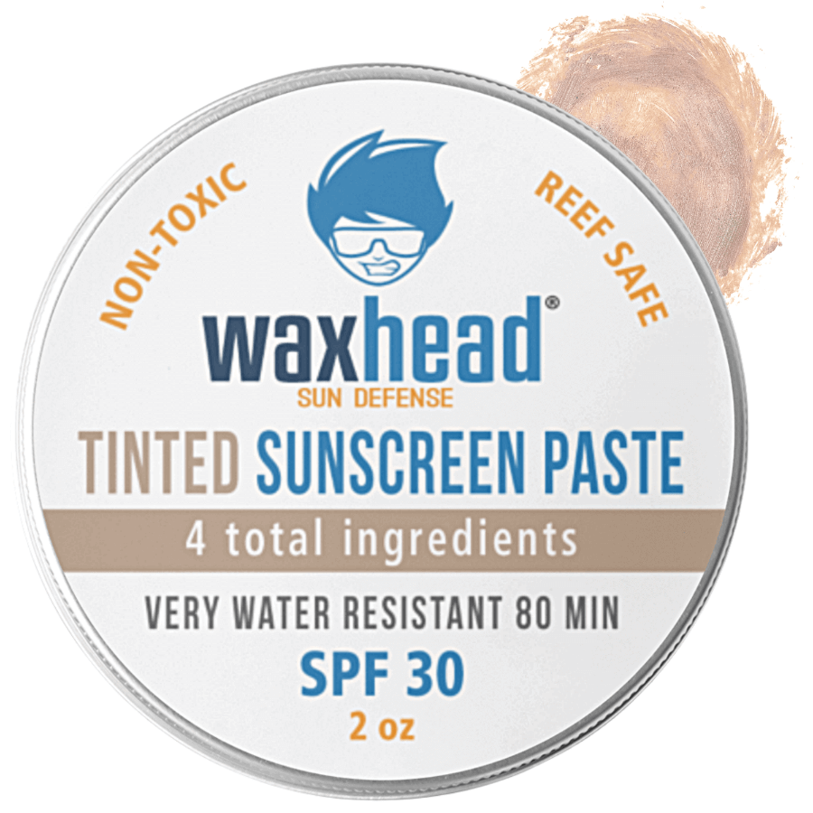 Natural Organic Sunscreen Waxhead Reef Safe Zinc Oxide Sunscreen, Clean Skincare, Apparel