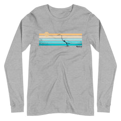 Waxhead Salt Marsh Graphic Long Sleeve T Shirt - Low Country Cotton Tee Shirts - Men, Women, Adult 